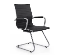 Кресло для персонала СН-300 Кайман Н/п хром (экокожа)