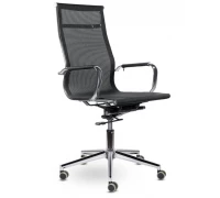 Кресло для руководителя СН-300 Кайман В soft хром (сетка)