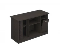 Стол приставной левый с баром и урной для стола КМ-06587